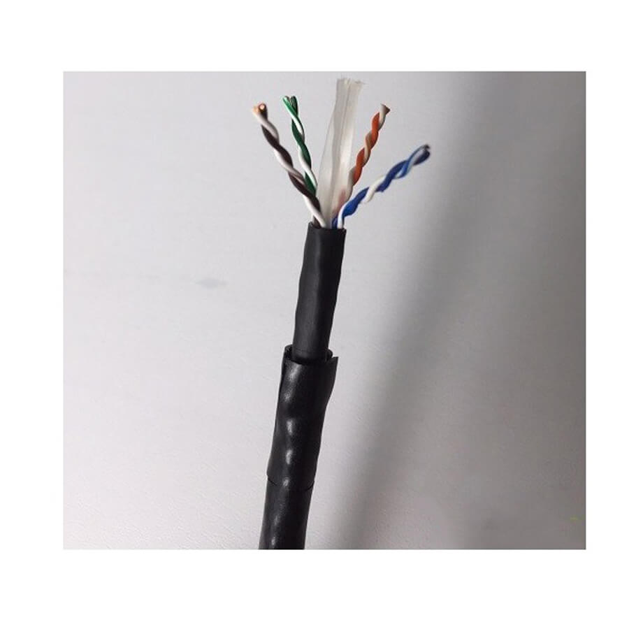 Cáp mạng LAN ngoài trời Cat.6A S/FTP HOSIWELL 30205-D-BK